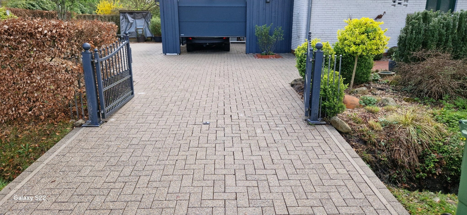 Hausmeisterservice NordWest - Hochdruckreinigung  & Steinreinigung - nach der Reinigung