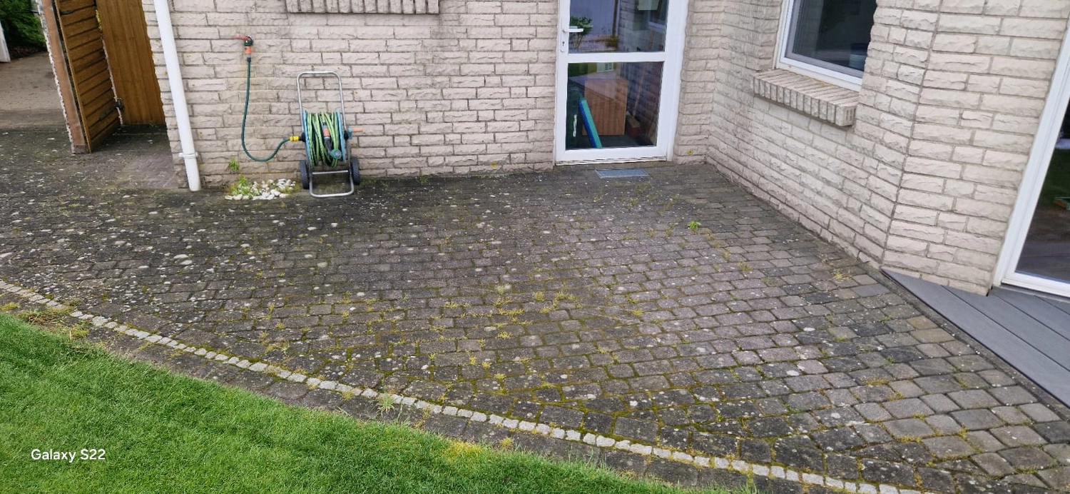 Hausmeisterservice NordWest - Hochdruckreinigung  & Steinreinigung - vor der Reinigung