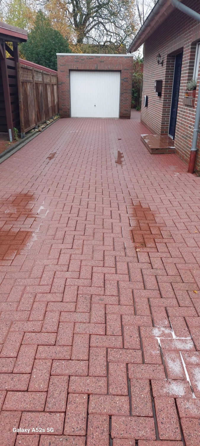 Hausmeisterservice NordWest - Hochdruckreinigung  & Steinreinigung - nach der Reinigung