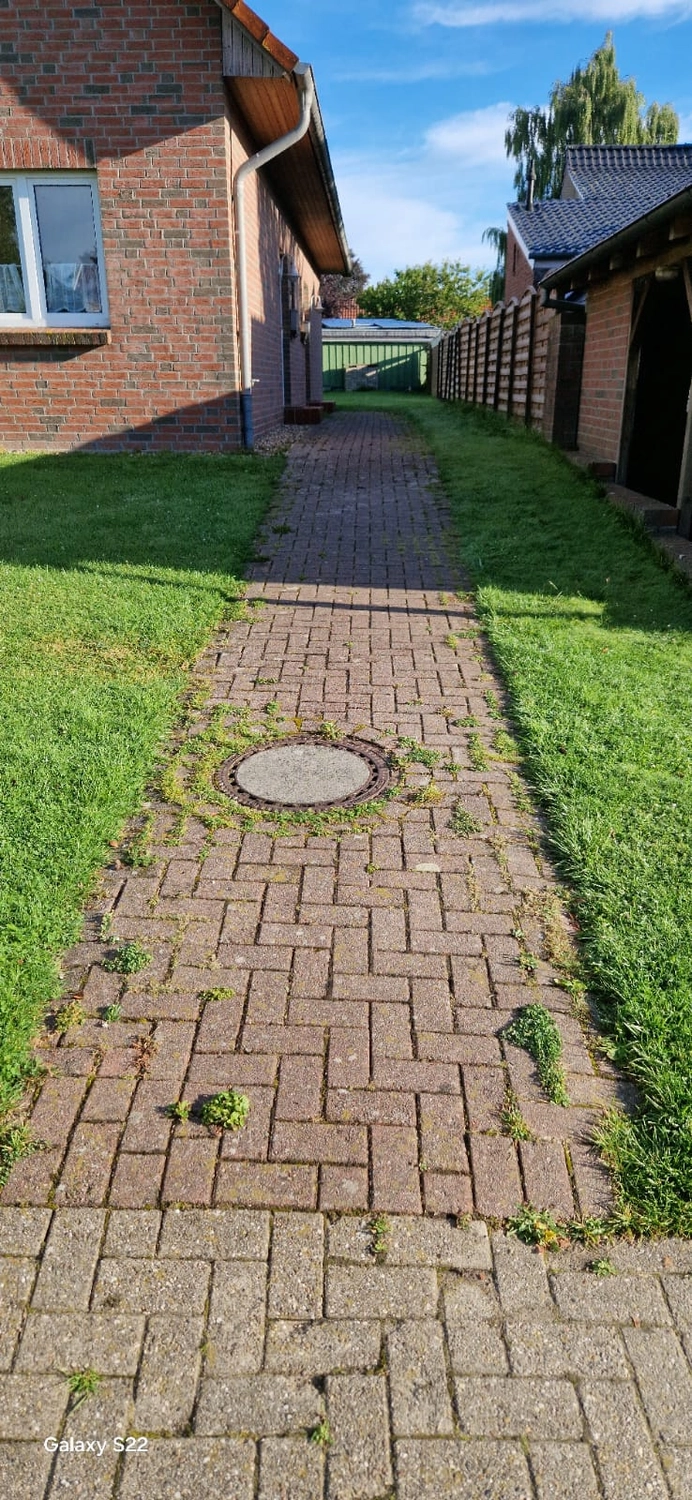 Hausmeisterservice NordWest - Hochdruckreinigung  & Steinreinigung - vor der Reinigung