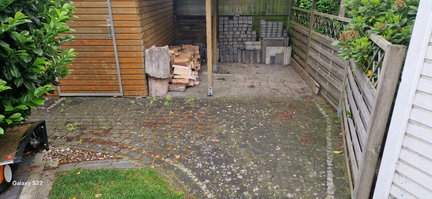 Hausmeisterservice NordWest - Hochdruckreinigung  & Steinreinigung - vor der Reinigung