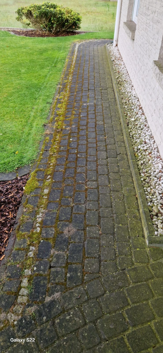 Hausmeisterservice NordWest - Hochdruckreinigung  & Steinreinigung - vor der Reinigung