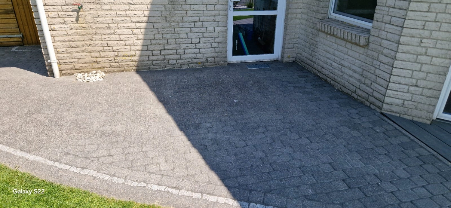 Hausmeisterservice NordWest - Hochdruckreinigung  & Steinreinigung - nach der Reinigung