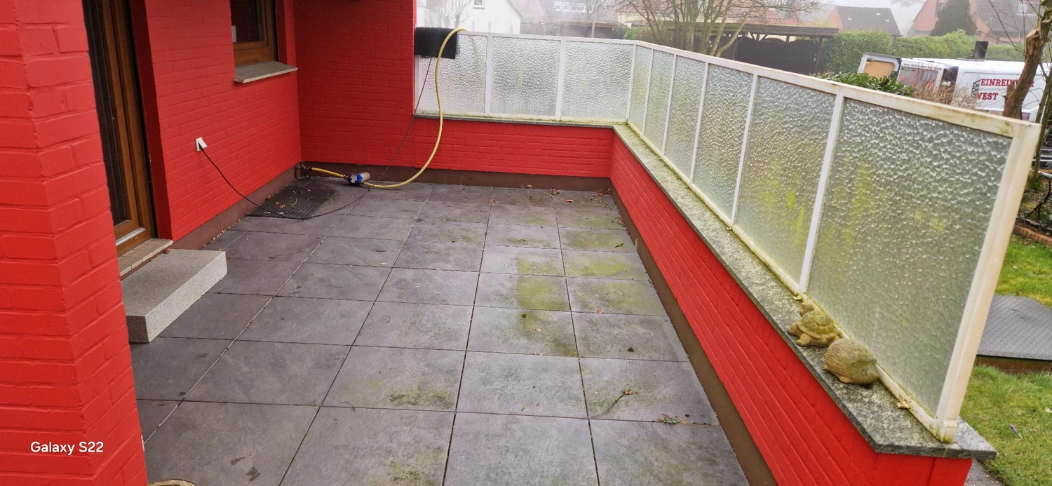 Hausmeisterservice NordWest - Hochdruckreinigung  & Steinreinigung - vor der Reinigung