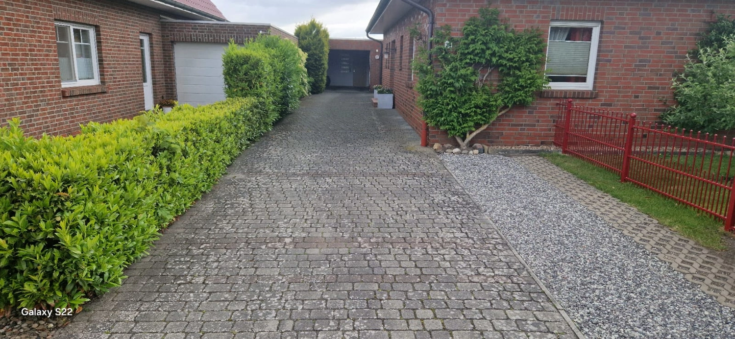 Hausmeisterservice NordWest - Hochdruckreinigung  & Steinreinigung - vor der Reinigung