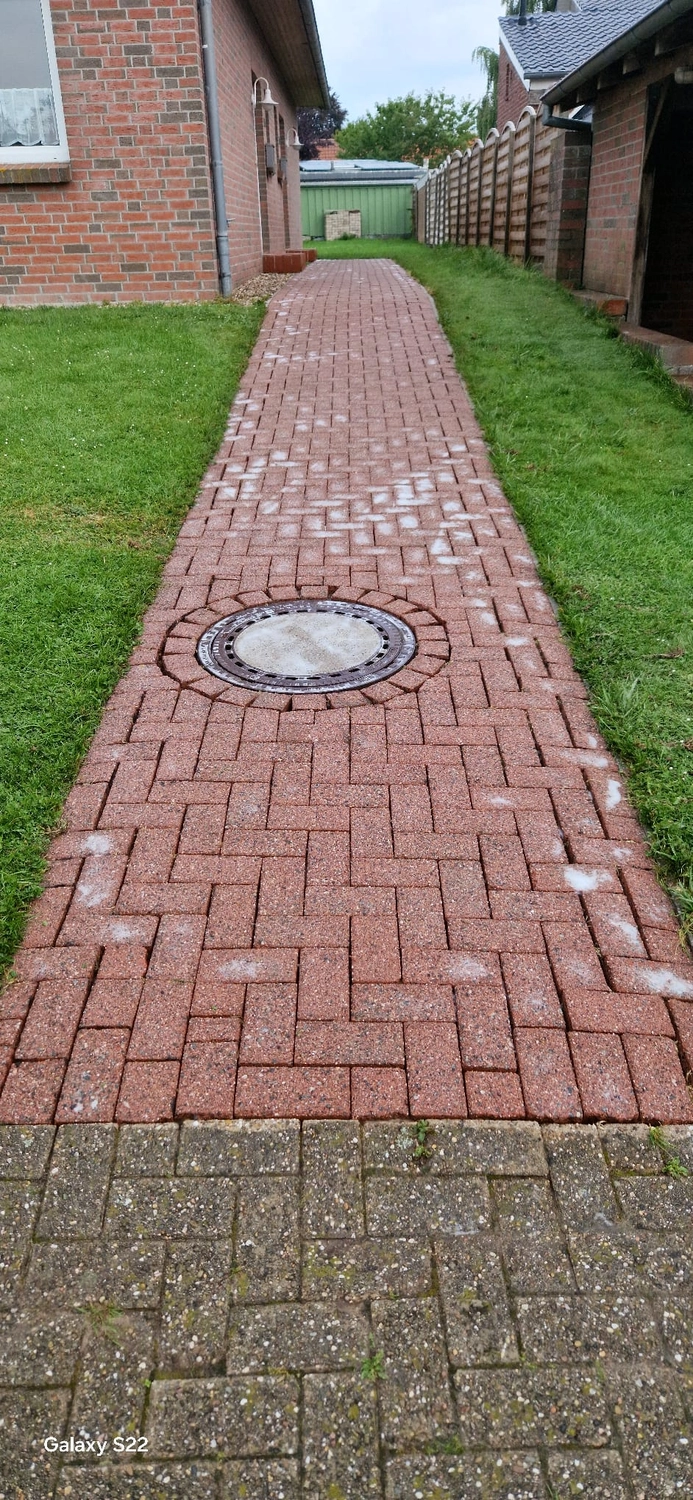 Hausmeisterservice NordWest - Hochdruckreinigung  & Steinreinigung - nach der Reinigung