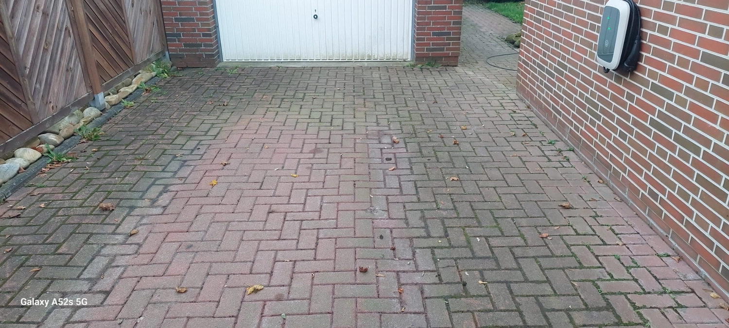 Hausmeisterservice NordWest - Hochdruckreinigung  & Steinreinigung - vor der Reinigung