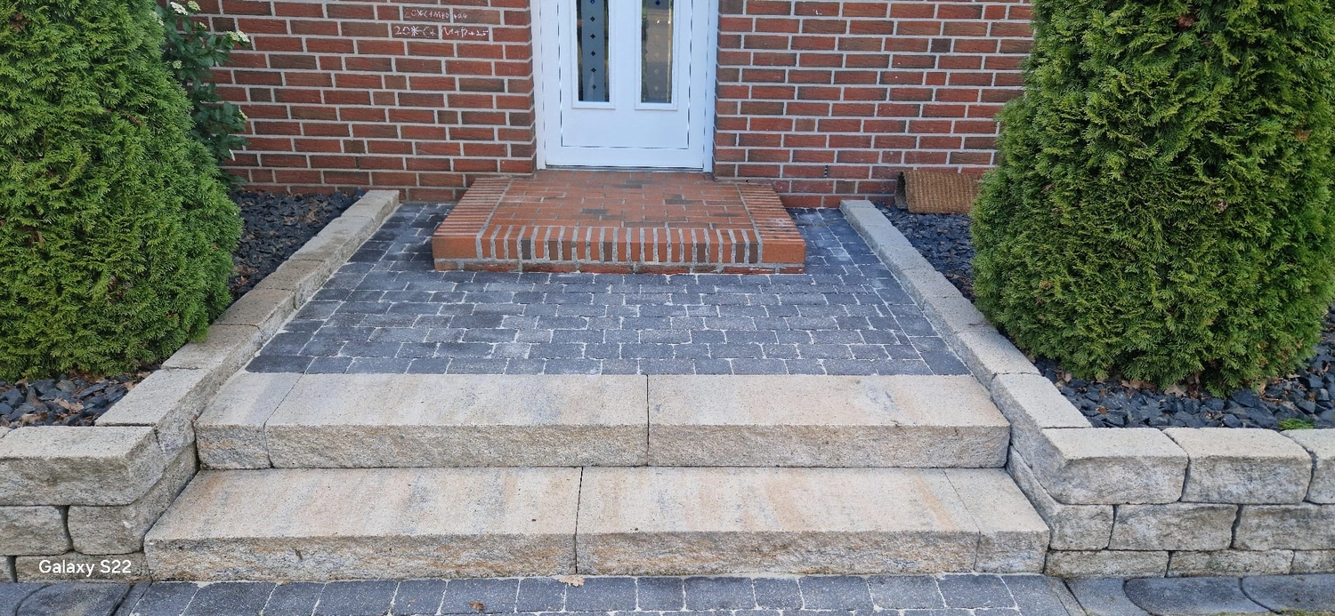 Hausmeisterservice NordWest - Hochdruckreinigung  & Steinreinigung - nach der Reinigung