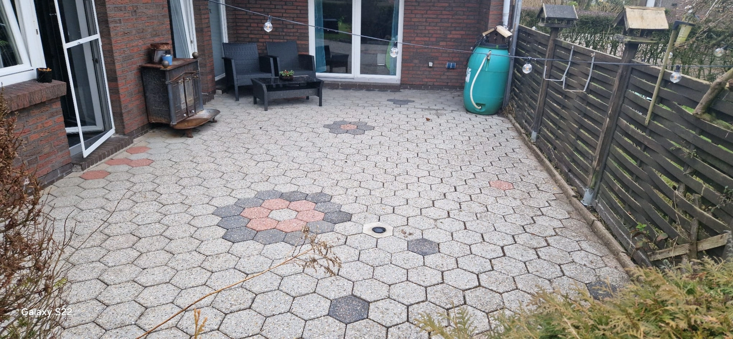 Hausmeisterservice NordWest - Hochdruckreinigung  & Steinreinigung - nach der Reinigung