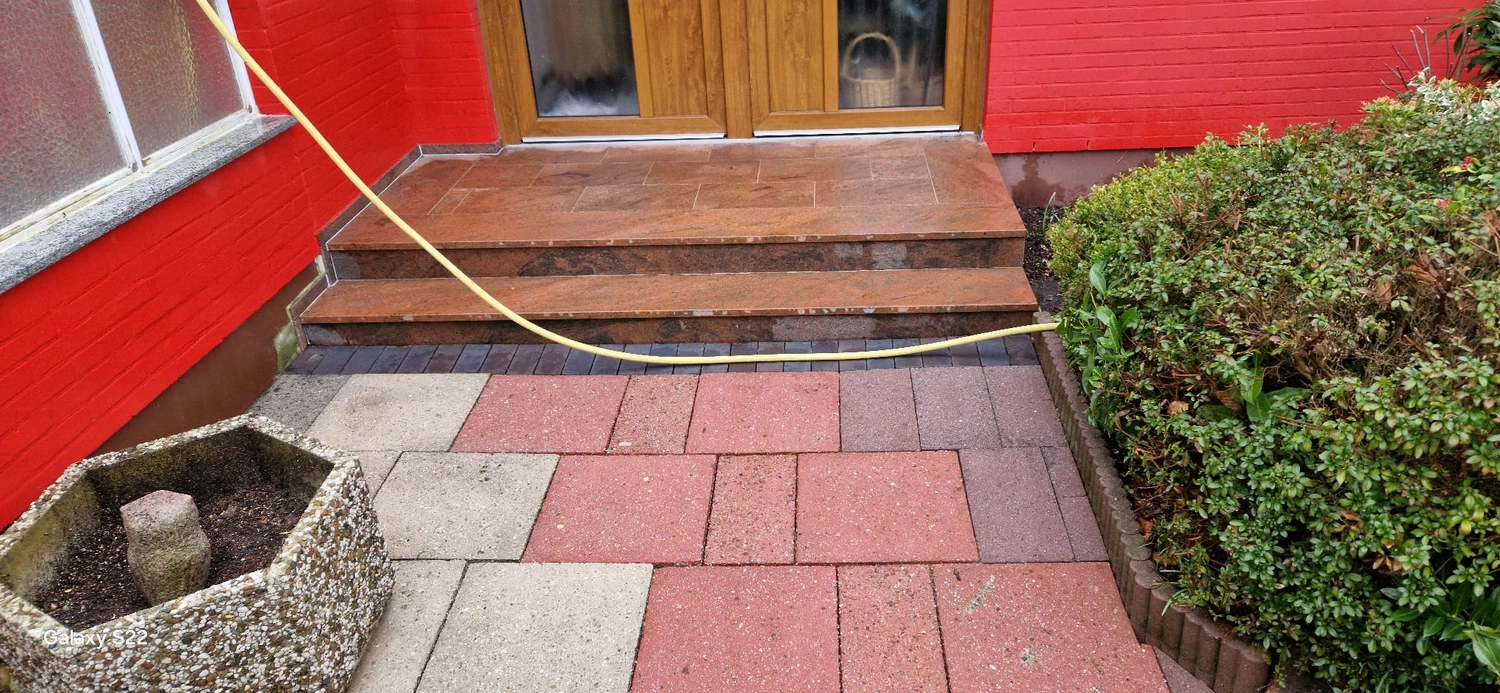 Hausmeisterservice NordWest - Hochdruckreinigung  & Steinreinigung - nach der Reinigung